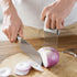 AussieSuperStore Homeware Supplies Onion Holder Vegetable Potato Cutter Slicer Stainless Steel Fork Slicing Kitchen Tool Onion Holder Vegetable Potato Cutter Slicer Chopper Gadget Kitchen Tool CBONIONHOLDER